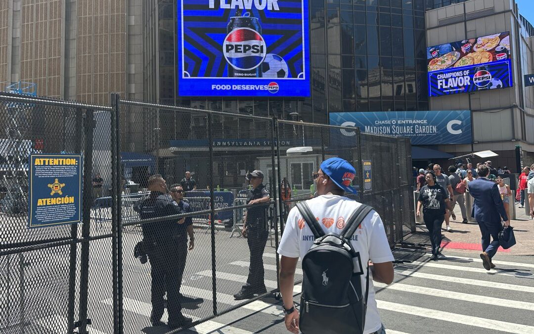 There will be a watch party outside of MSG for Game 4 — but with much more security