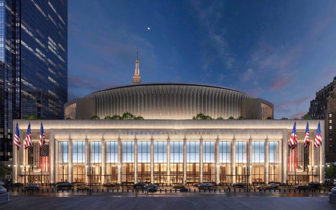 NYC's busiest train station to get $8 billion remodel with columns, sunlight and Trump's name