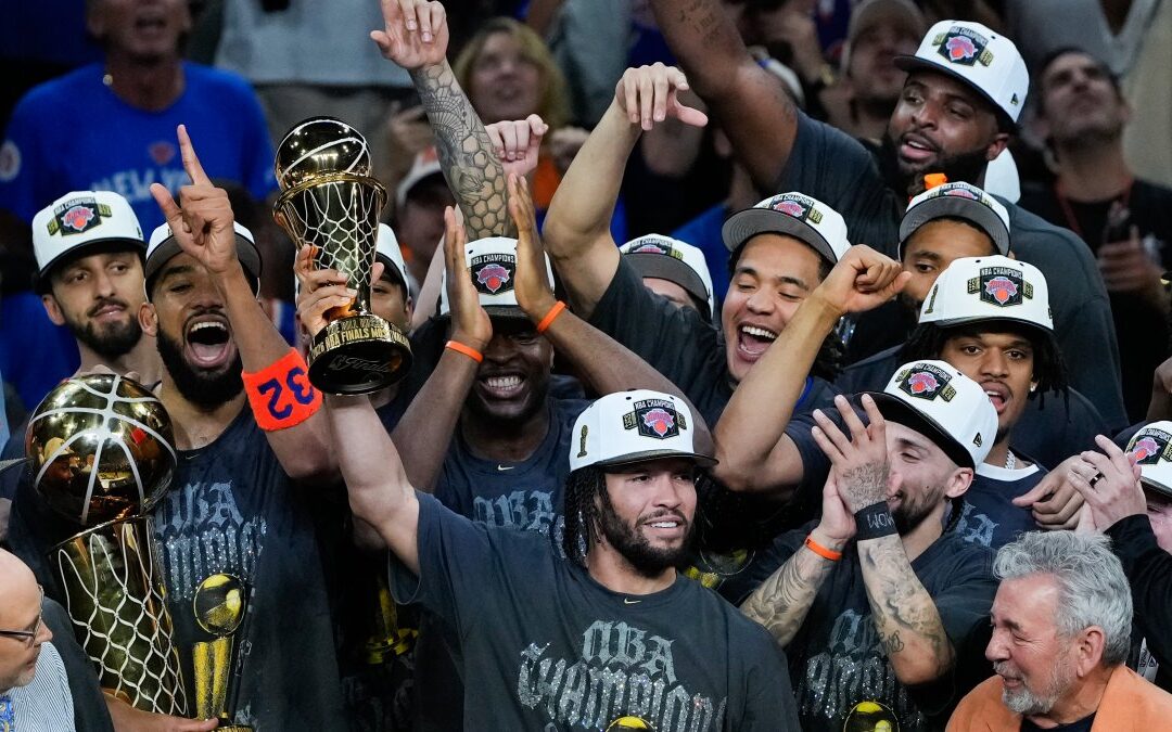 Jalen Brunson bet on himself and on the Knicks. A title and a Finals MVP is his reward