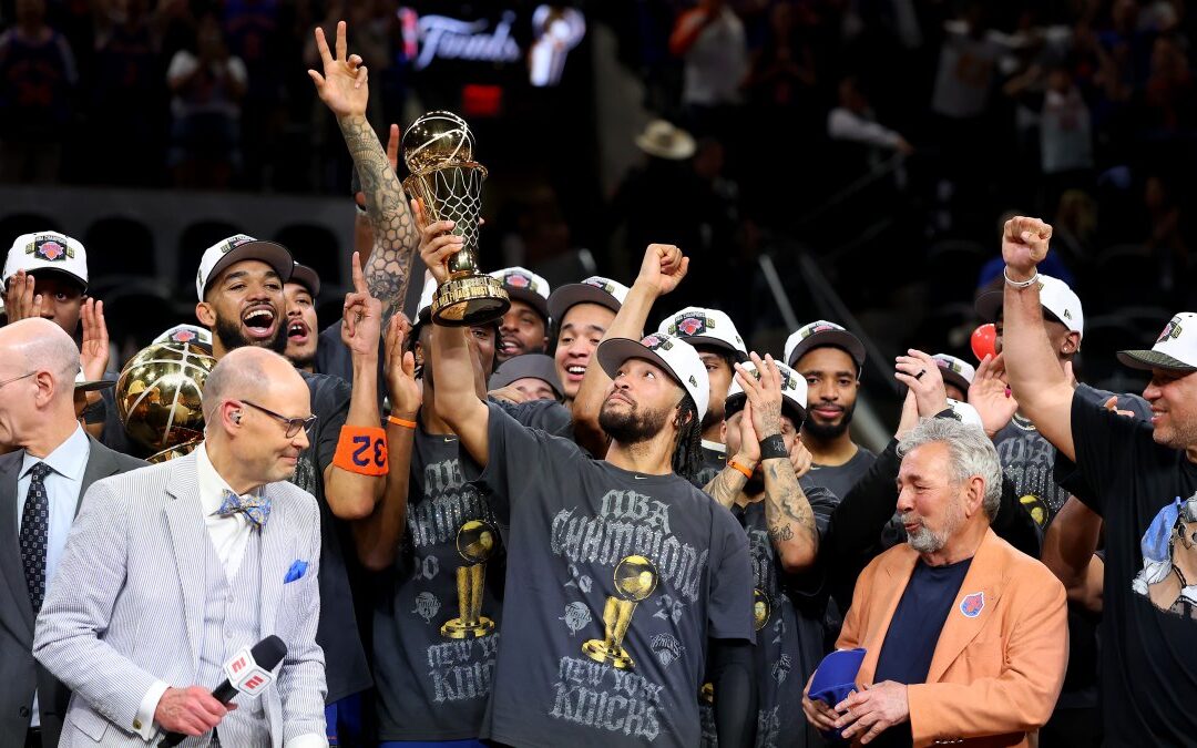 Knicks win first NBA title since 1973 with 94-90 victory over Spurs in Game 5