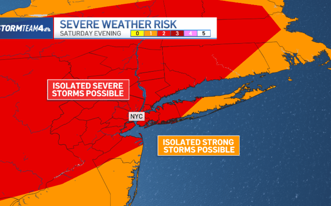 Chance of severe storms brings threat of damaging winds to tri-state Saturday evening
