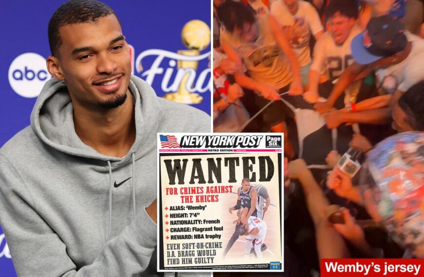Wemby’s dirty, ref-boosted Game 3 vs. Knicks makes him Public Enemy No. 1 in NYC: ‘He’s the series villain’
