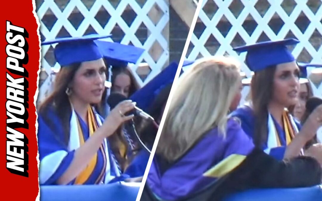 High School Valedictorian’s Anti-ICE Graduation Speech Cut Short by Principal