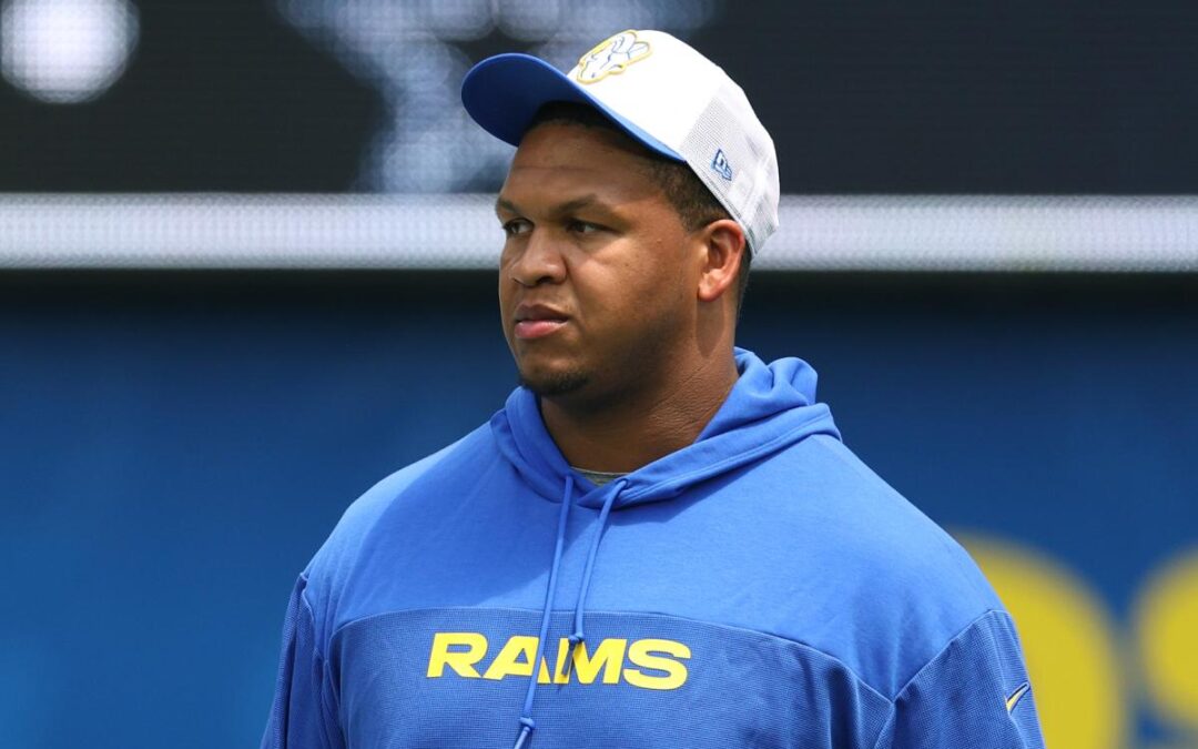 Rams offensive lineman Alaric Jackson arrested on suspicion of felony domestic violence
