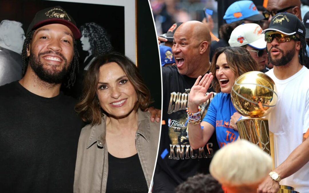 Jalen Brunson turns tables on Knicks superfan Mariska Hargitay, supports her at Broadway show