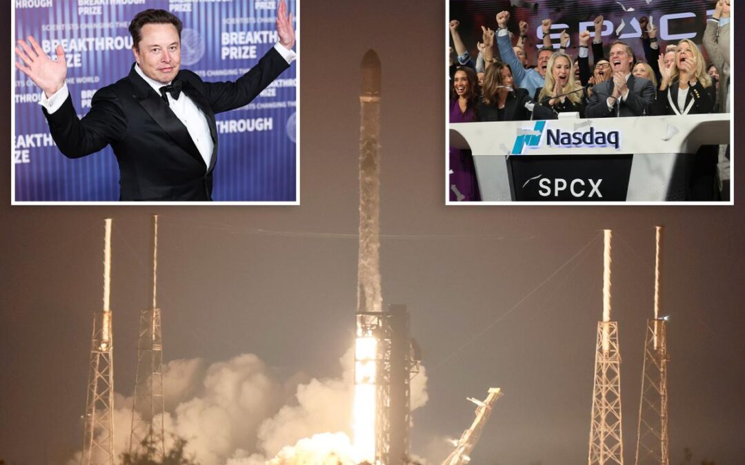 SpaceX shares drop more than 14% after rocket company discloses it may take on billions in debt