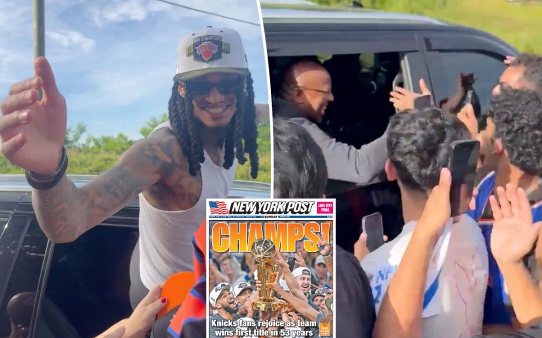 NBA champion Knicks return home to heroes’ welcome after historic Finals win