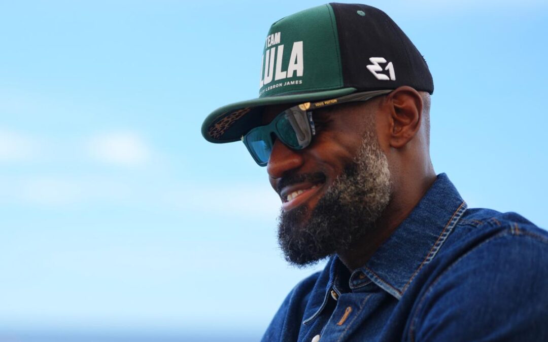 LeBron James seen hanging poolside in first post as free agent