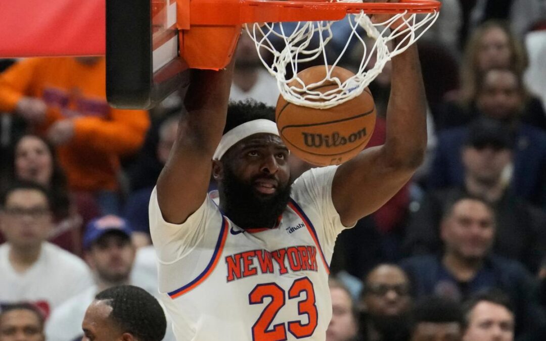 Mitchell Robinson avoiding media as mystery grows around broken pinky ahead of NBA Finals