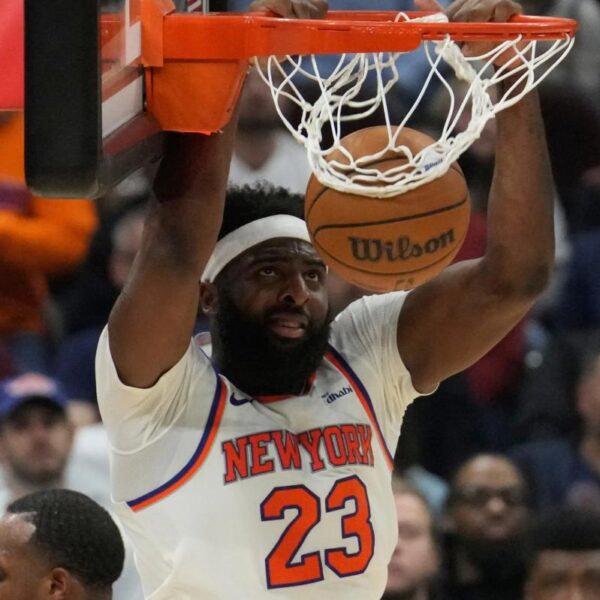 Mitchell Robinson avoiding media as mystery grows around broken pinky ahead of NBA Finals