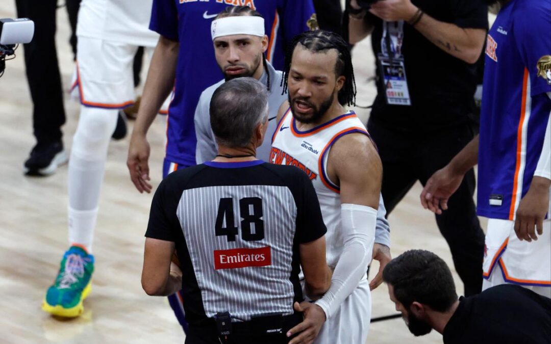 NBA investigating ‘vulgar’ Jalen Brunson hecklers after tense Game 1 Finals moment