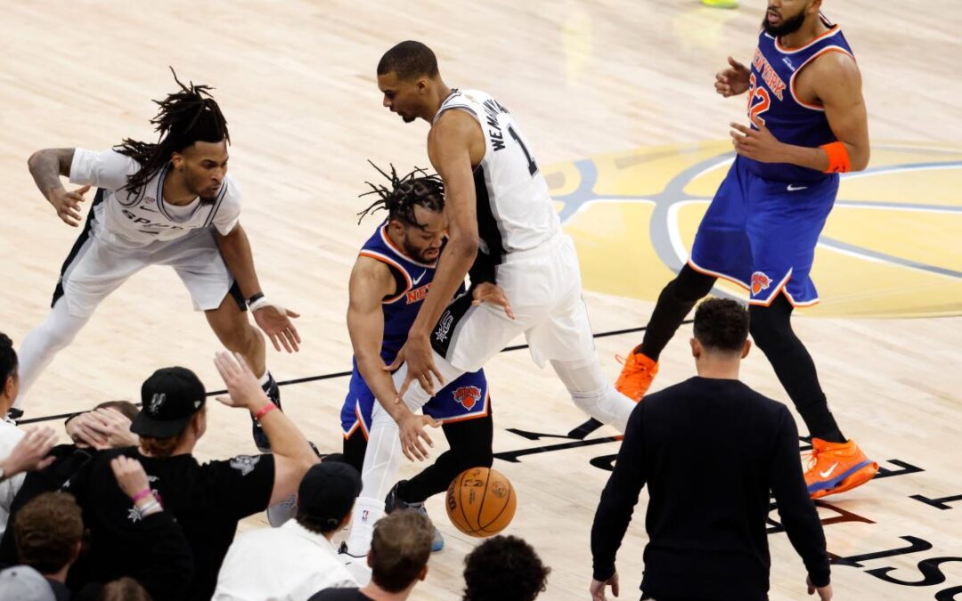 Victor Wembanyama gift-wrapped this Game 2 win for the Knicks — and that’s more than fine