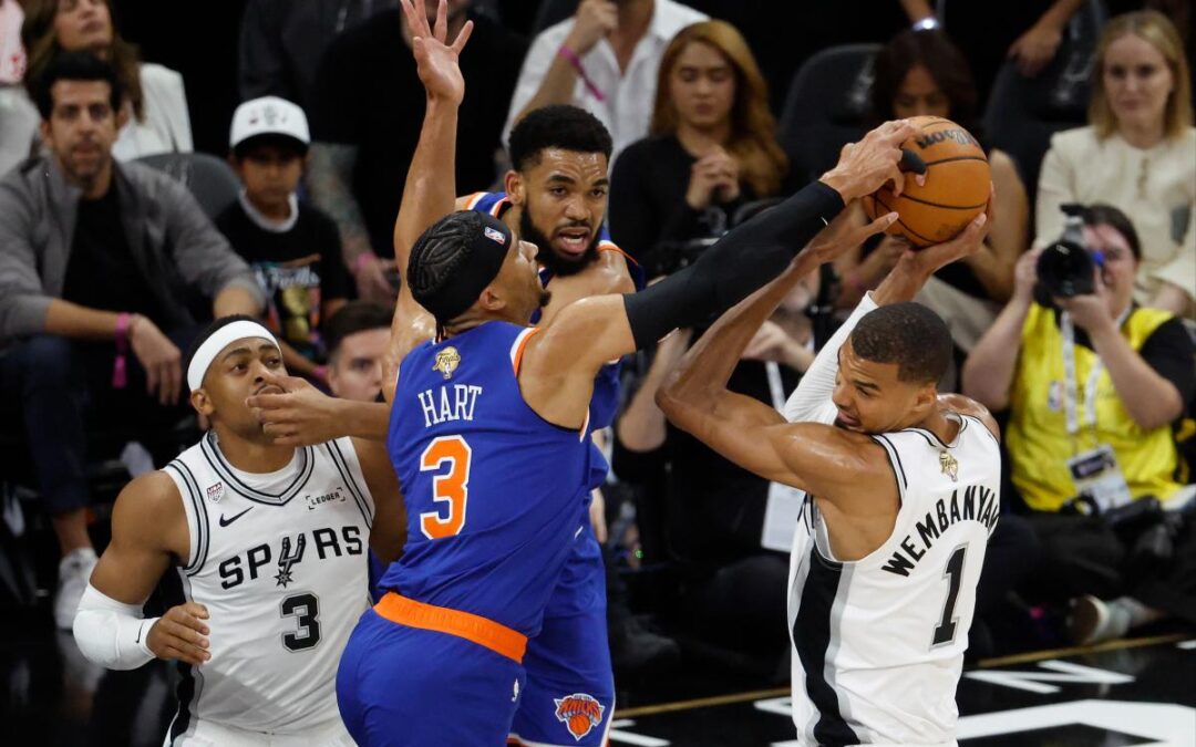 How Knicks are bringing Victor Wembanyama, Spurs into ‘difficult areas’ early in NBA Finals