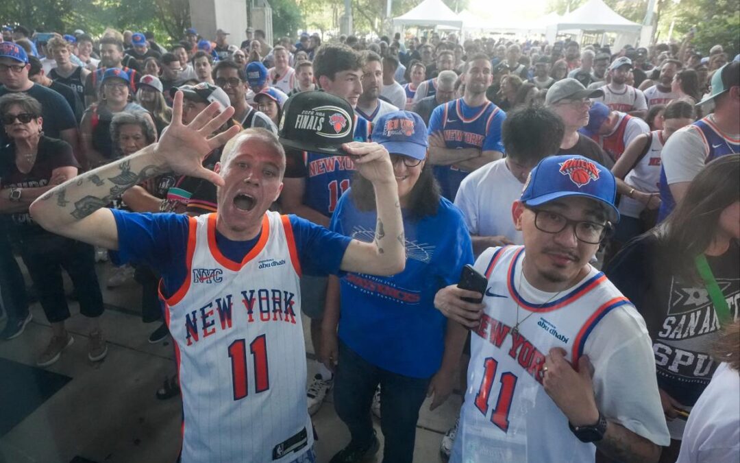 Knicks fans flood Spurs home turf to witness team potentially clinch first championship in 53 years