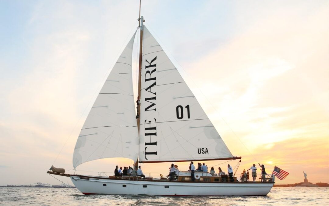 Sip champagne, savor caviar and sail New York Harbor on The Mark’s historic yacht