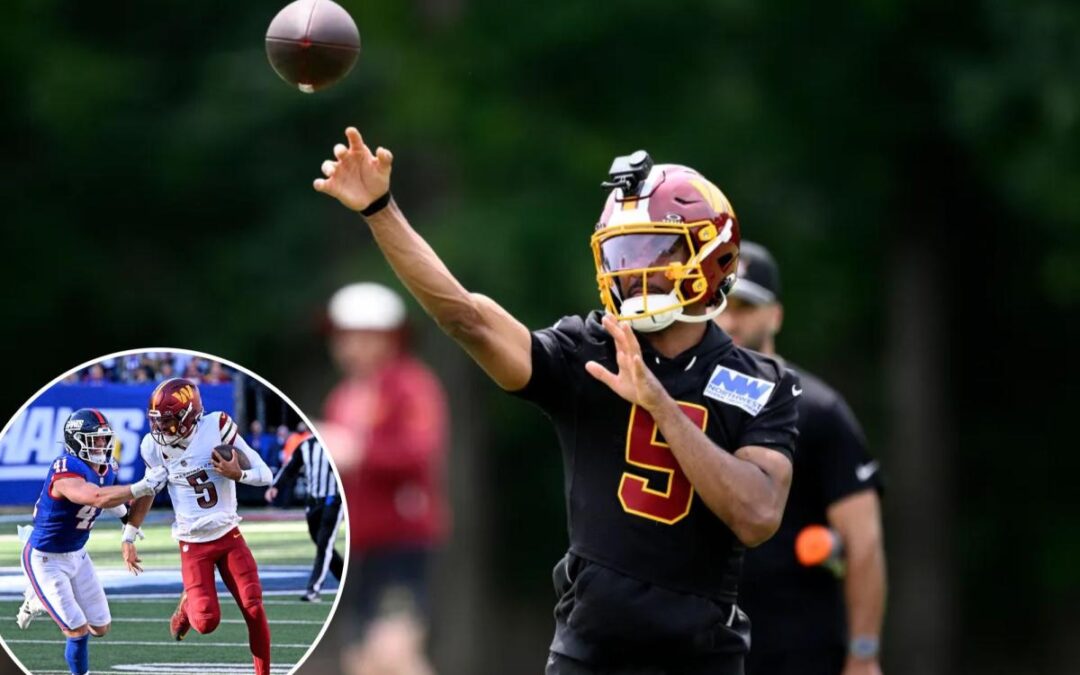 Jayden Daniels figuring out new Commanders offense in hopes of turnaround: ‘A long way to go’