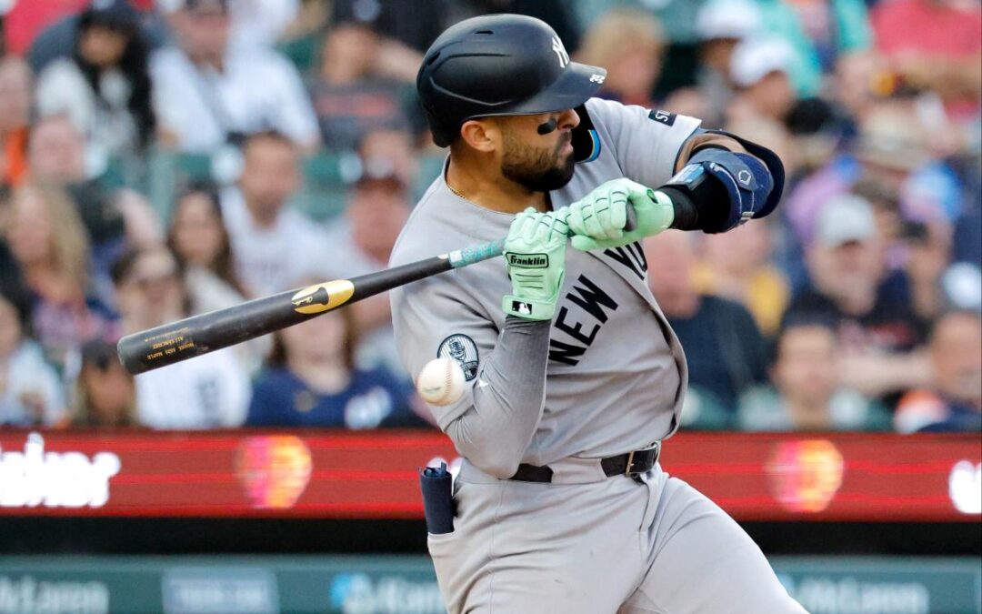 Ali Sanchez exits after getting hit by pitch in Yankees injury worry