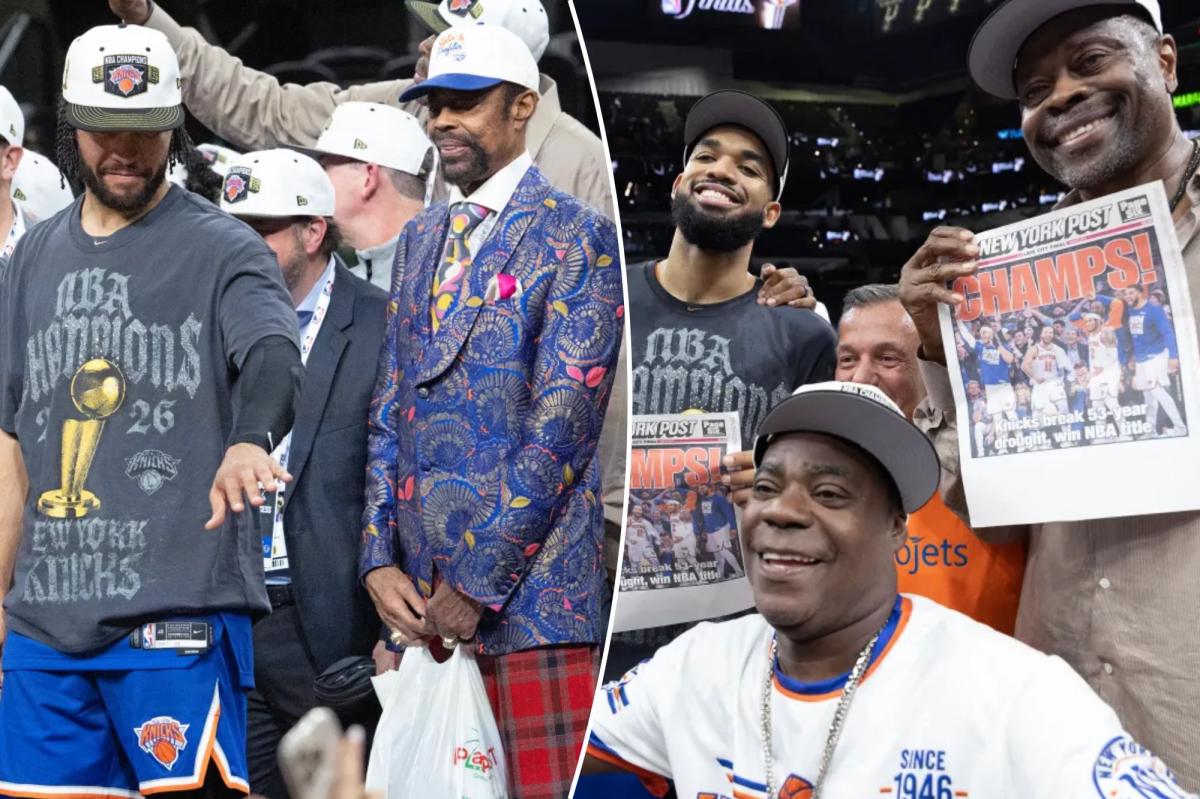 Knicks legends Walt Frazier, Patrick Ewing joining team for championship parade