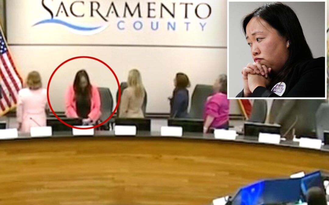 Sacramento Democrat Mai Vang who turns back on US flag struggles in early election returns
