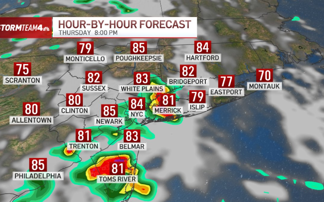 When will storms be the strongest? Hour-by-hour outlook radar as rough weather nears