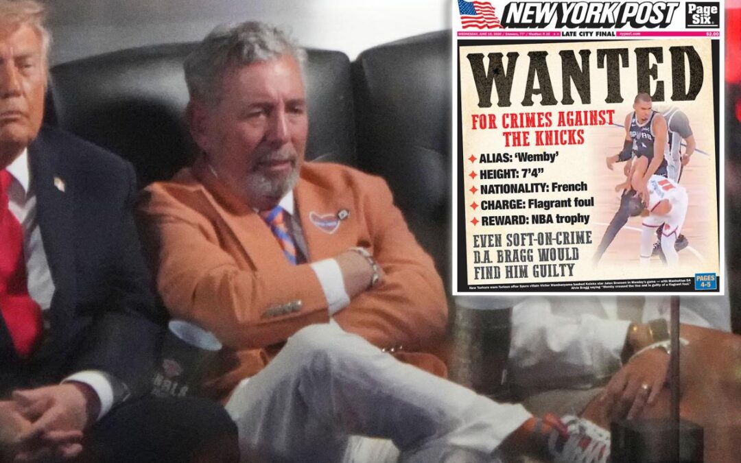 Knicks owner James Dolan sides with The Post on NBA’s Victor Wembanyama foul fiasco