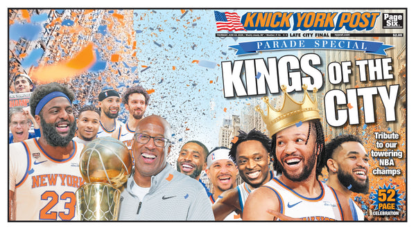 Score your complete original copy of the Knick York Post while supplies last