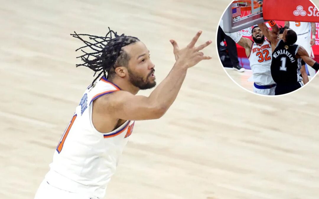Jalen Brunson’s heroics carry Knicks to thrilling Game 1 win over Spurs in NBA Finals