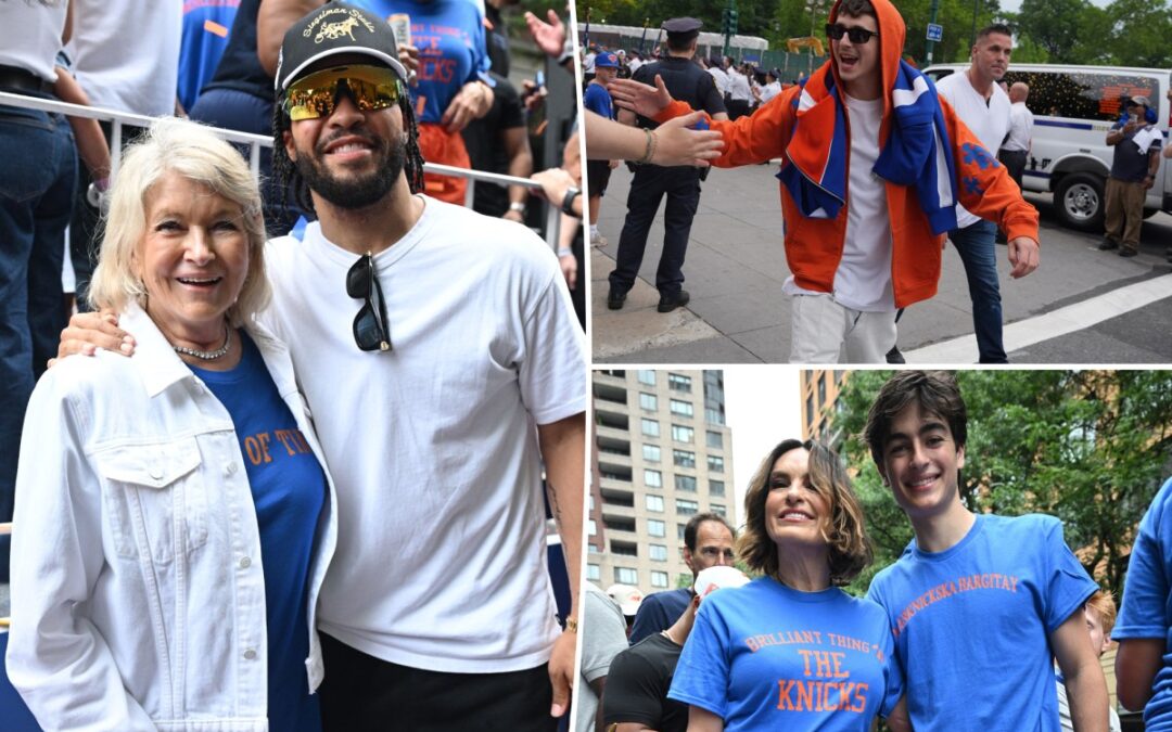 All the celebs at the Knicks Parade: Timothee Chalamet, Mariska Hargitay , more