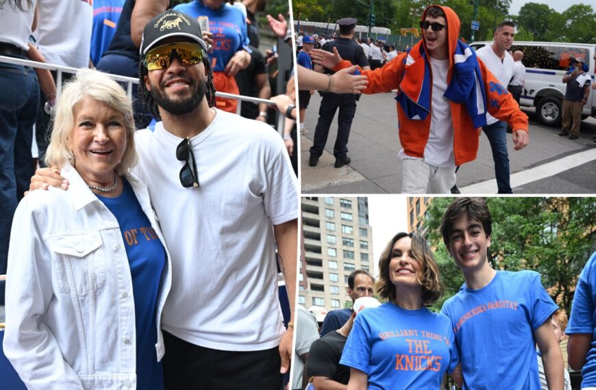All the celebs at the Knicks Parade: Timothee Chalamet, Mariska Hargitay , more