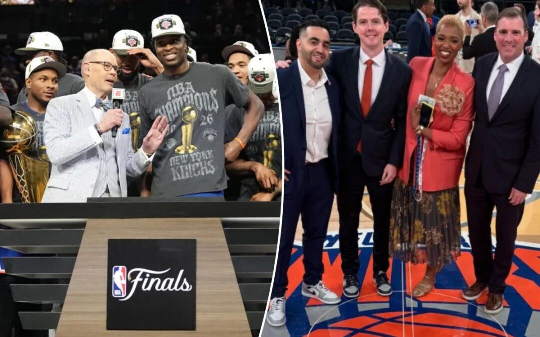 Listen to Knicks radio voice Tyler Murray’s call of team’s monumental NBA title win