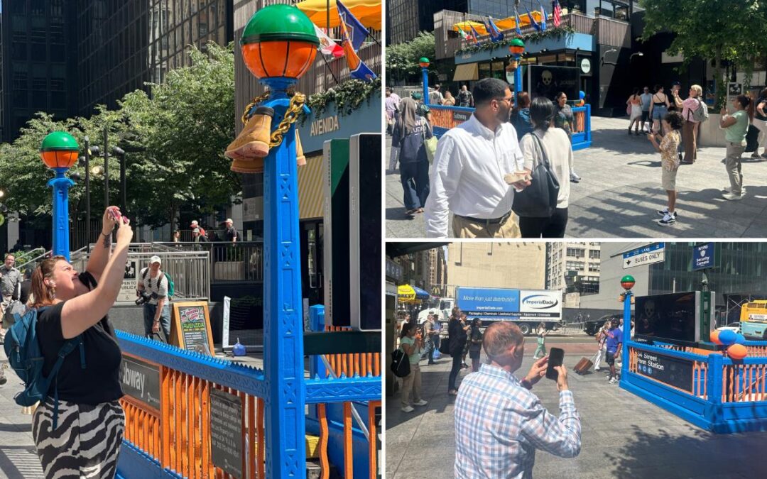 Knicks-themed NYC subway entrance becomes latest viral tribute during team’s NBA Finals run