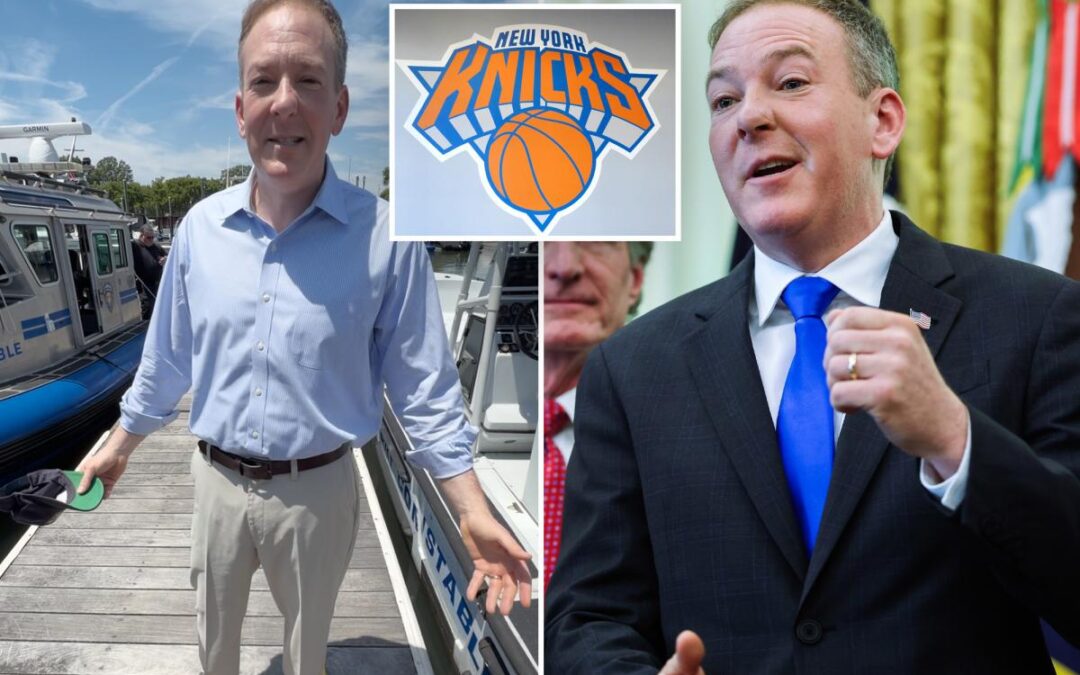 Lee Zeldin dishes about he and Trump’s ‘die hard’ love of  the Knicks: ‘We’ll be watching every minute’ of NBA finals