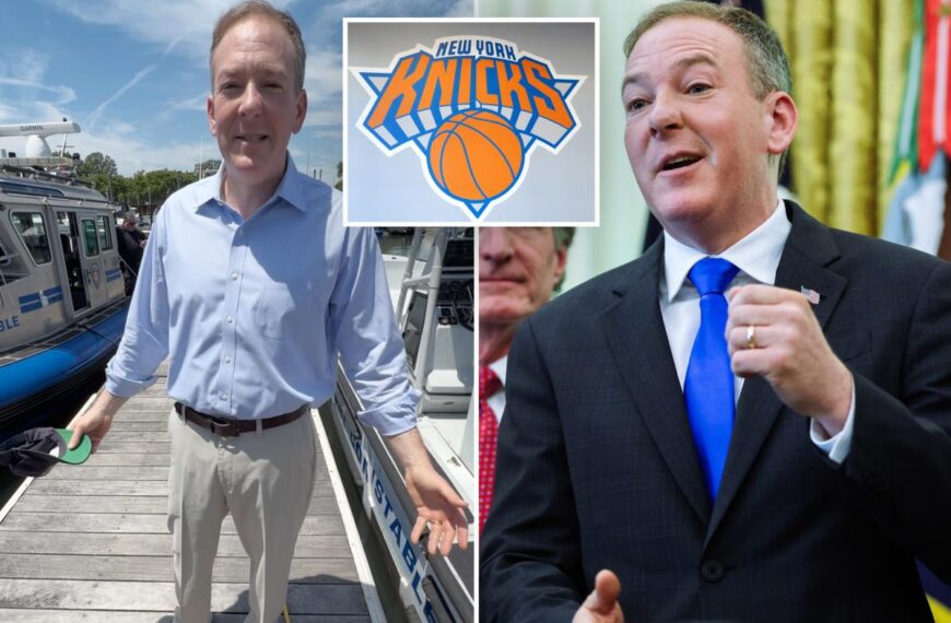 Lee Zeldin dishes about he and Trump’s ‘die hard’ love of  the Knicks: ‘We’ll be watching every minute’ of NBA finals