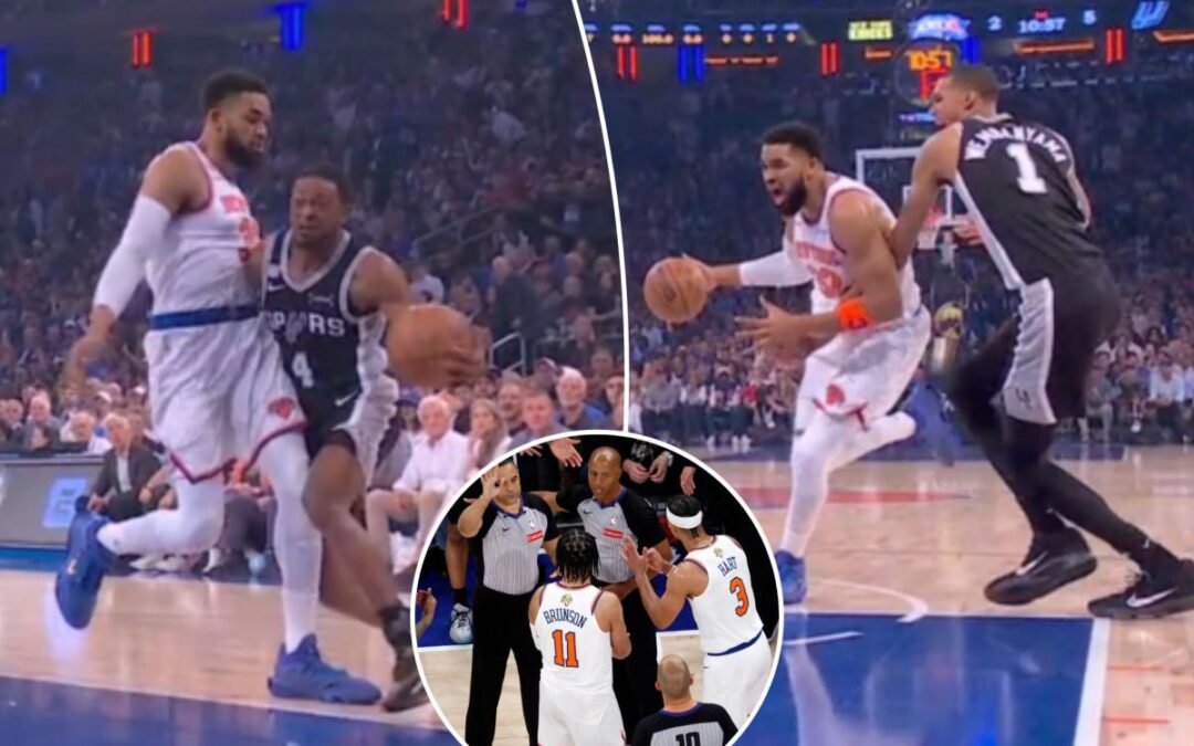 It took one minute for a ref controversy in Game 4 of NBA Finals — and it crushed the Knicks