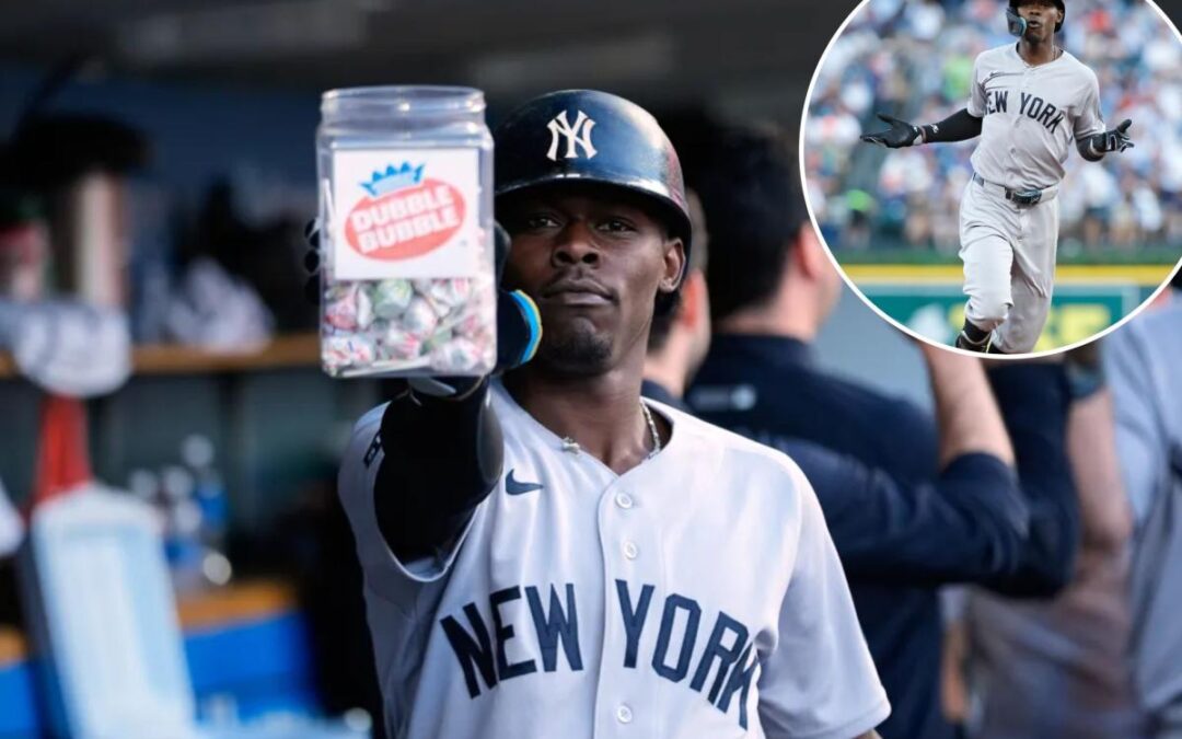 Jazz Chisholm Jr. taunts camera with lollipops after Aaron Boone rant