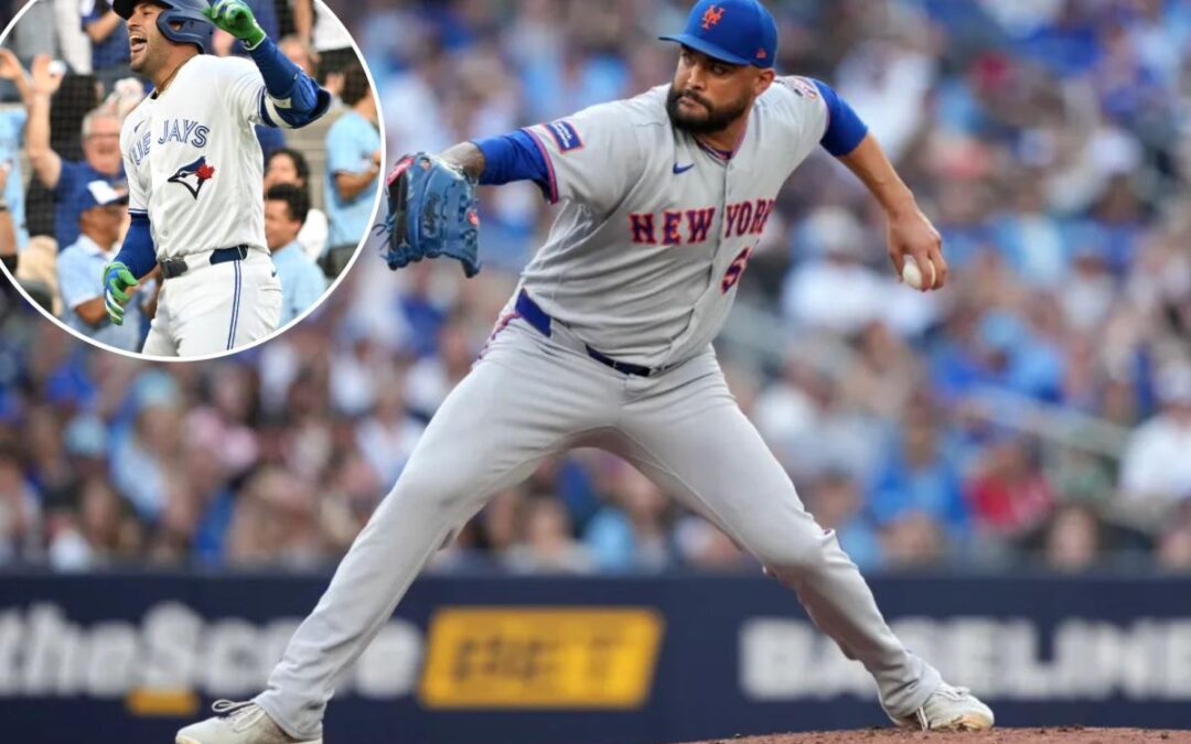 Sean Manaea aids trade deadline stock with solid showing as Mets fall to Blue Jays