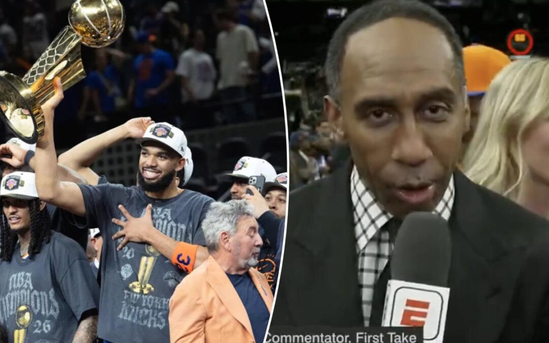 Stephen A. Smith makes emotional confession after Knicks end championship drought