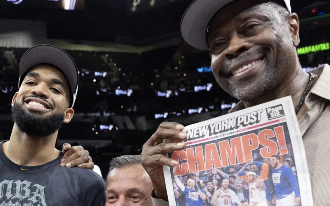 Patrick Ewing had a front-row seat to see his Knicks title wait finally come to an end