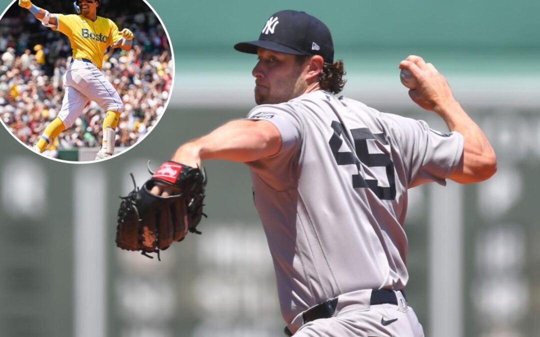 Yankees’ bats go quietly again, Gerrit Cole struggles in third straight loss to Red Sox
