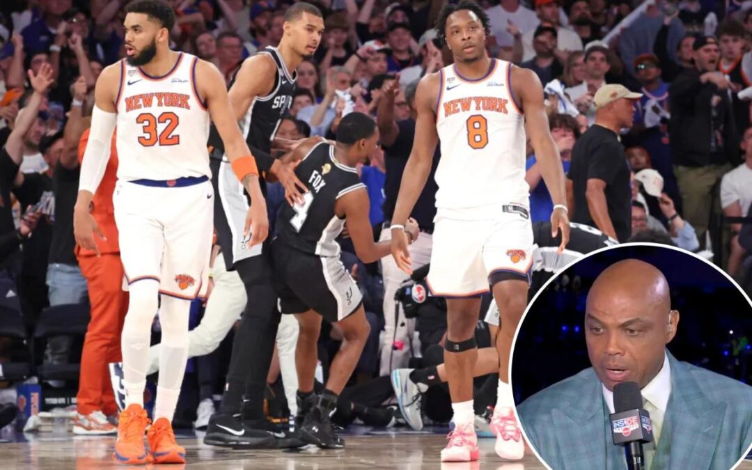 Charles Barkley may have cursed the Knicks with Game 3 halftime analysis: ‘A wrap’