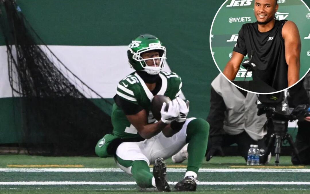 Adonai Mitchell ‘excited’ to have full offseason in Jets’ system after midseason trade