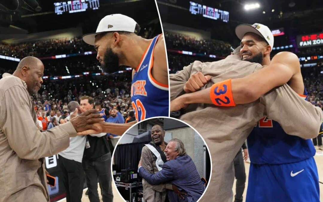 Knicks’ NBA title finally allowed Patrick Ewing to ‘exhale’: Karl-Anthony Towns