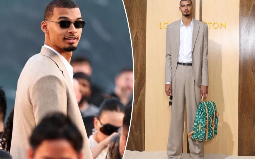 Spurs’ Victor Wembanyama attends Louis Vuitton show in Paris after NBA Finals letdown