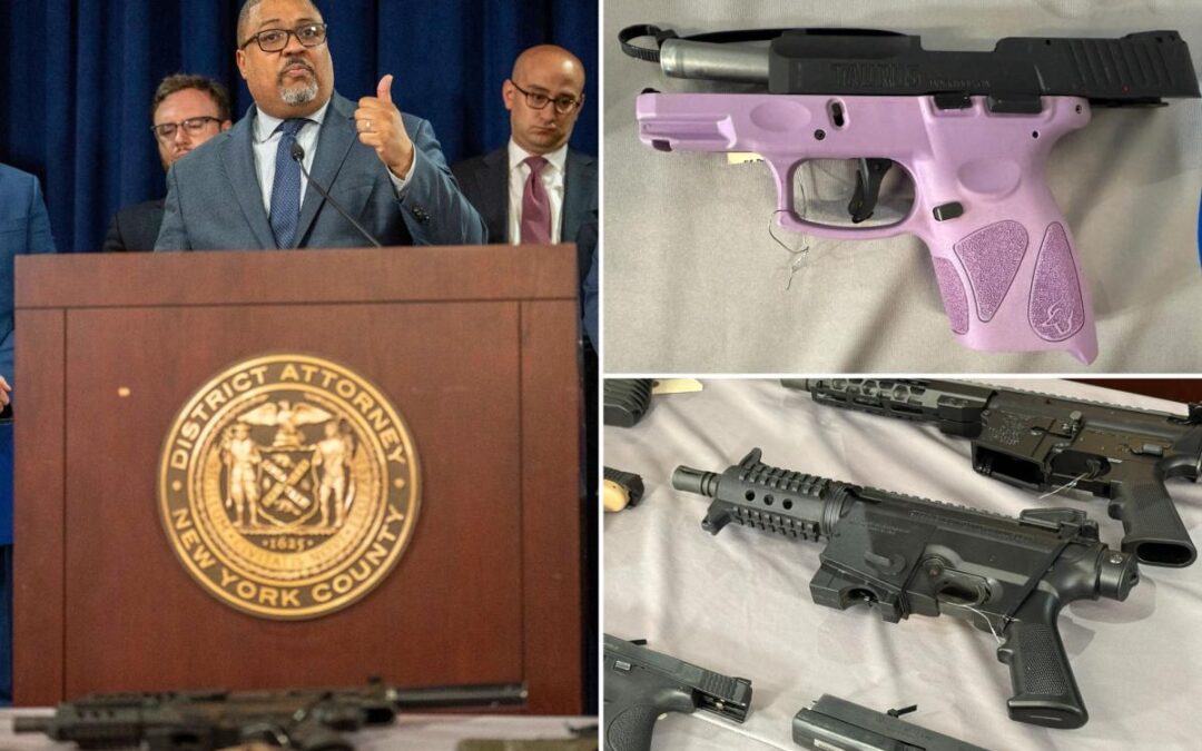 Father-son duo peddled ghost guns — including lilac revolver and Uzi — in illicit ‘Iron Pipeline’: NYC cops