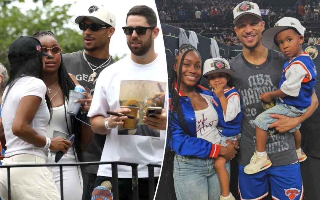 Knicks’ Josh Hart hypes up wife days after raunchy post-parade posts: ‘The queen’