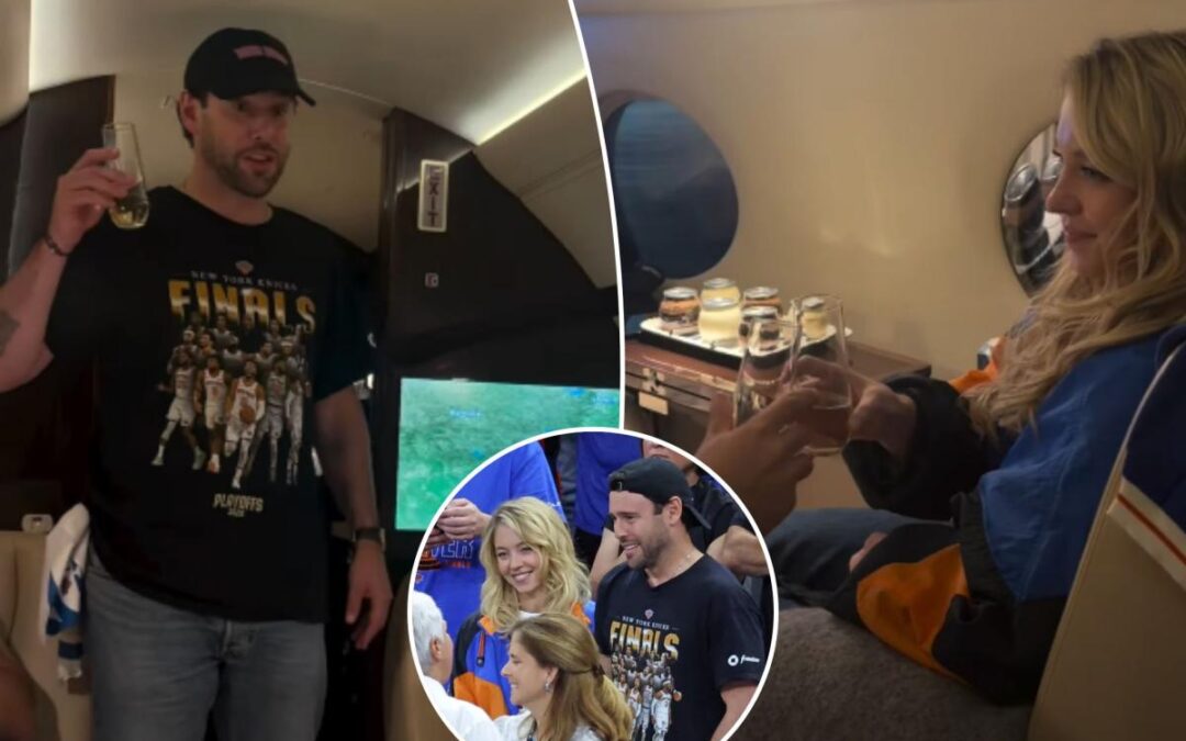 Scooter Braun calls Sydney Sweeney ‘greatest good luck charm’ after Knicks championship