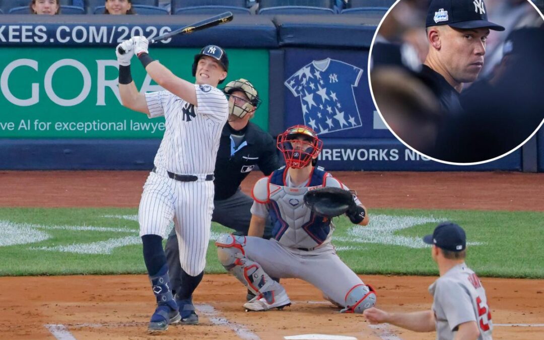 Ben Rice denies having any extra pressure to carry Yankees’ offense with Aaron Judge out