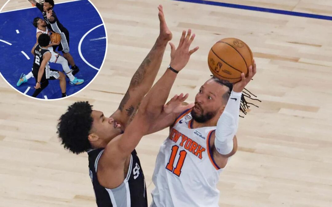 Spurs’ physical Jalen Brunson approach wrecking everything — and Knicks have no choice but to fight back