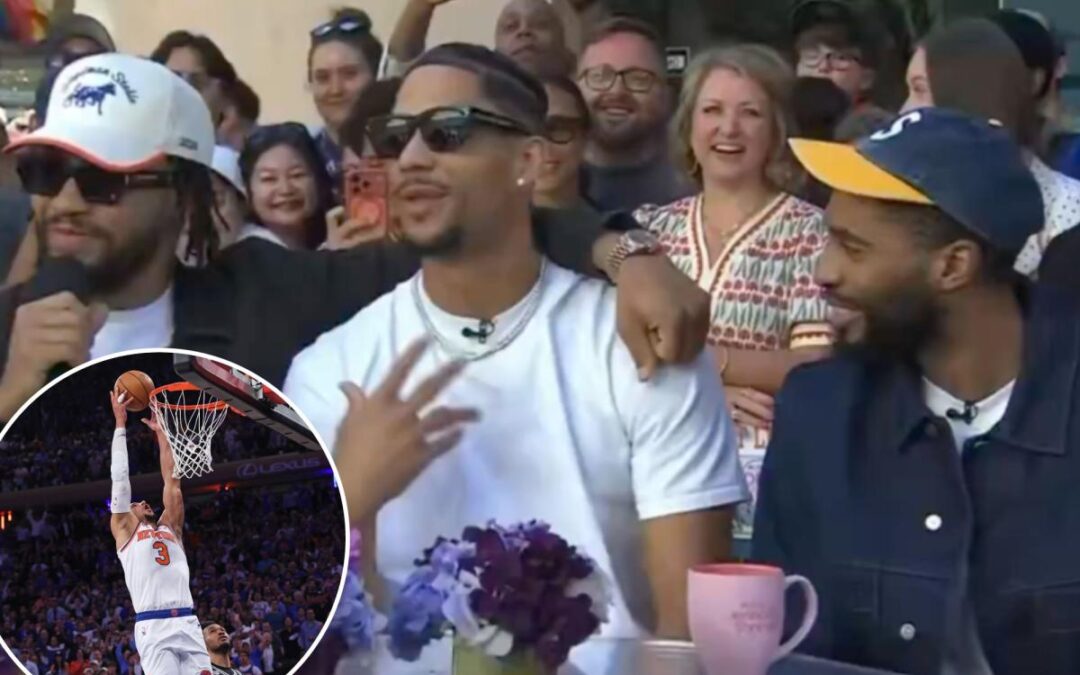 Jalen Brunson mocks Josh Hart over missed layup that nearly doomed Knicks