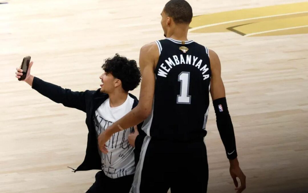 Court-storming fan arrested, ‘second individual’ banned for life after NBA Finals selfie